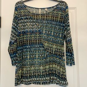 Sunset Rd. Blouse in Extra Large in beautiful colors